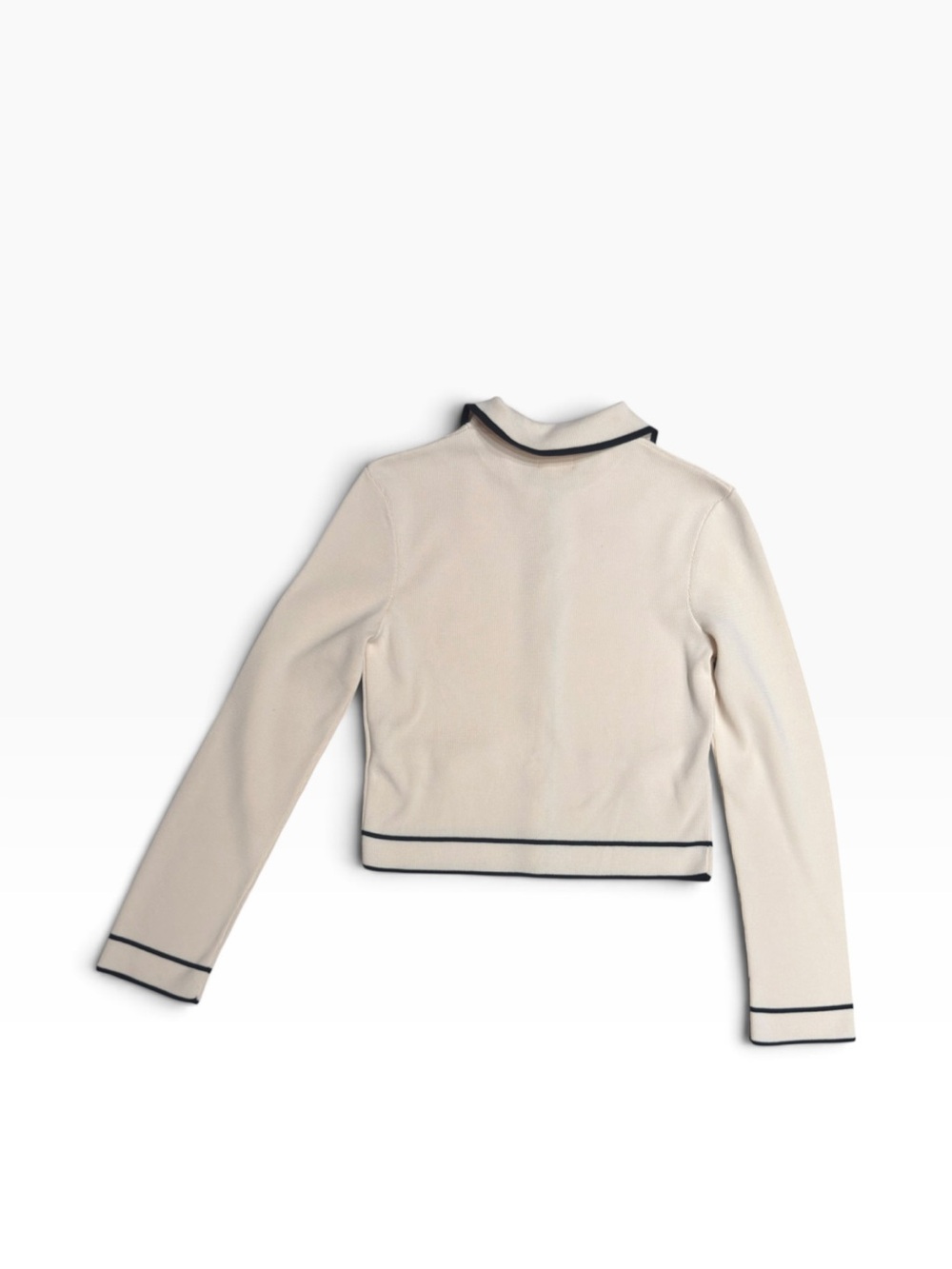 H&M Cream Collared Cardigan Size XS - Picture 2 of 3